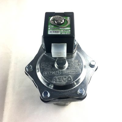 Ø1 1/2 Ứng dụng nén ASCO Diaphragm Pulse Jet Valves SCG353A065 Phi công tích hợp hai giai đoạn Ø1 1/2 Kích thước lỗ 52