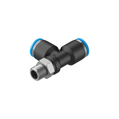 Festo QSTL-1/8-8 Phụ kiện khí áp thủy lực QSTL Series T Phụ kiện R 1/8 Nam đến 8 mm