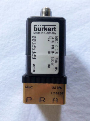 Burkert 00125329 3/2 Way Solenoid Valve 16 Bar 24v Thông thường đóng G1/8