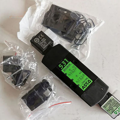 Lắp đặt mặt dán van điện từ Asco 5/3 đường Scg531c002ms
