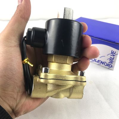 1 inch 2W200-25 Brass Electric Solenoid Valve Thường đóng NPT Nước Không khí Brass Solenoid Valve NC 2 Way