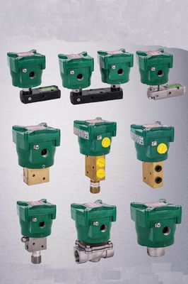 NF8551B402MO-24VDC 1/4 Inch Asco 4 Way Solenoid Valve 2 PSI Tiêu chuẩn hoạt động tối thiểu