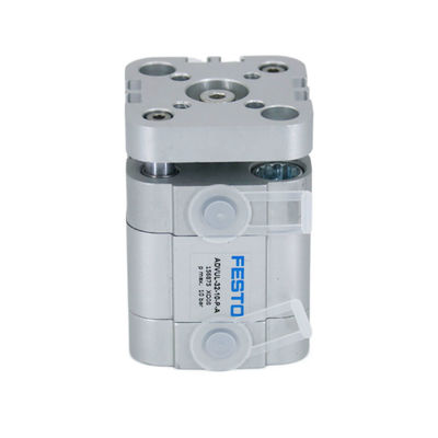 Bộ điều khiển piston compact chịu áp suất / xi lanh không khí với dây đai nam và thùng hợp kim nhôm