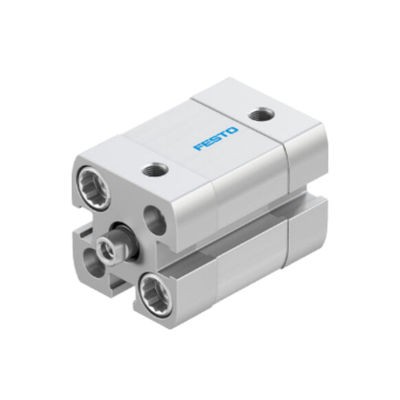 ADN-12-5-A-P-A Xi lanh khí nén Piston Dòng ADN tác động kép 20 mm Đột quỵ 12 mm Thanh hợp kim nhôm rèn