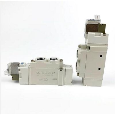 SY7220-5LZD-02 Port Size 1/4 SMC Solenoid Valve DC24V 2 vị trí Double