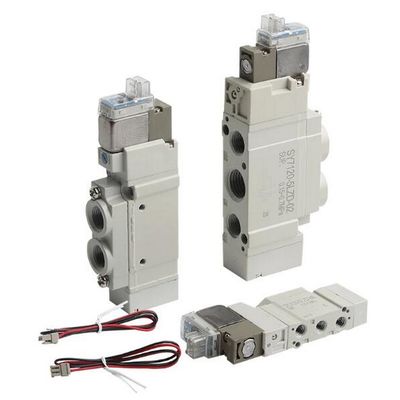 SY7220-5LZD-02 Port Size 1/4 SMC Solenoid Valve DC24V 2 vị trí Double
