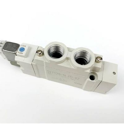 SY7120-5LZD-02 SMC Cổng van điện tử kích thước 1/4 2 vị trí đơn DC24V