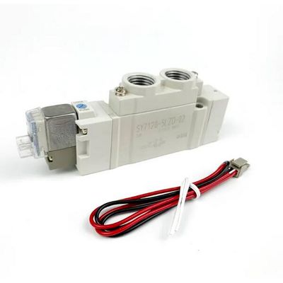 SY7120-5LZD-02 SMC Cổng van điện tử kích thước 1/4 2 vị trí đơn DC24V