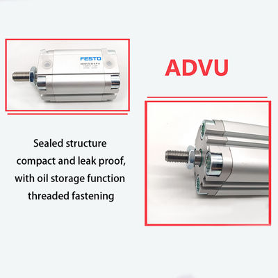 Thang máy khí nén nhỏ gọn với Piston Male Thread 7 bar ADVU-16-40-A-P-A