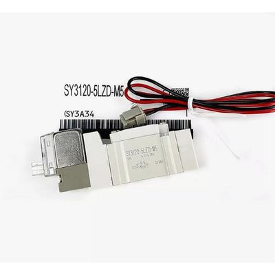 SMC Solenoid Valve SY5220-5LZD-C8 2 Vị trí cổng nối hai lần một lần kích thước ø8 DC24V