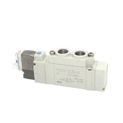 SY5220-6LZD-C4 Ống phun điện tử SMC 2 vị trí DC12V đôi kích thước cổng một lần chạm