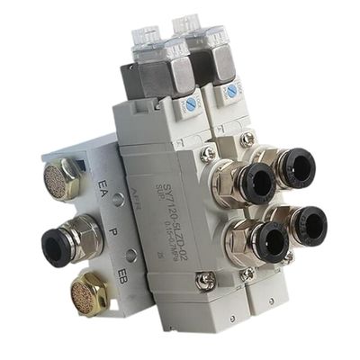 SY5220-6LZD-C4 Ống phun điện tử SMC 2 vị trí DC12V đôi kích thước cổng một lần chạm