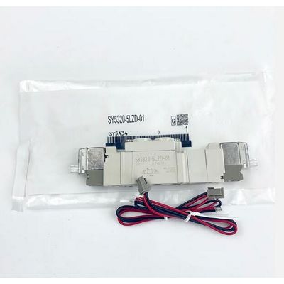SMC SY5120-6LZD-C8 2 Vị trí Đẹp một lần chạm Ø8 Pneumatic Solenoid Valve DC12V