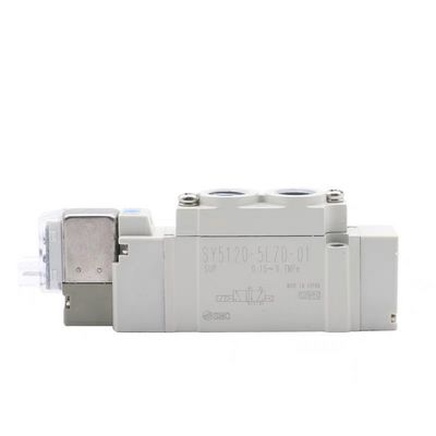 Van điện tử SY5120-6LZD-01 SMC2 Vị trí Đường cổng DC12V duy nhất Kích thước ống dẫn dây 1/8