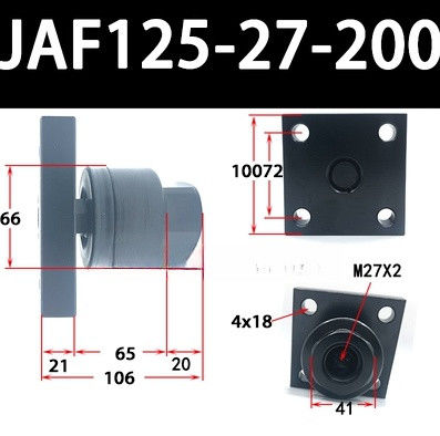 JAF125-27-200 M27x2 Kích thước danh nghĩa Đối với khí bình tương thích thiết kế đơn giản