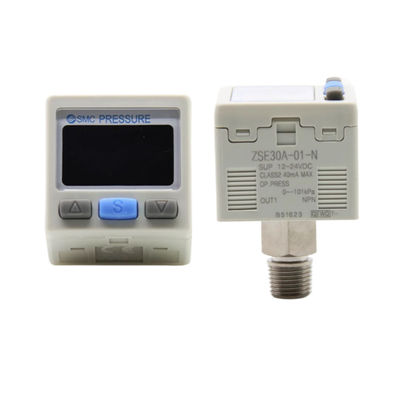 ZSE30A-01-C SMC Chuyển đổi áp suất kỹ thuật số áp suất chân không R1/8 2 màu hiển thị PNP mở thu thập 2 đầu ra
