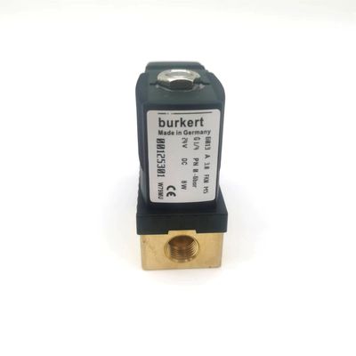 BURKERT 00126138 6014C Khóa bình thường G1/4 2.0 Flow Oriffice AC24V 8W Brass Body Plunger Valve