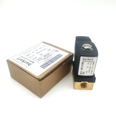 BURKERT 00126138 6014C Khóa bình thường G1/4 2.0 Flow Oriffice AC24V 8W Brass Body Plunger Valve