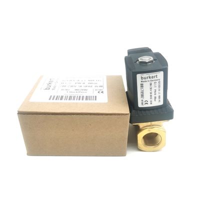 AC220V 00126219 Van điện tử Burkert AC220V 6014 C Khóa bình thường G1/8 1.5 lỗ dòng chảy 8W Ventil thép không gỉ 0 ~ 16bar