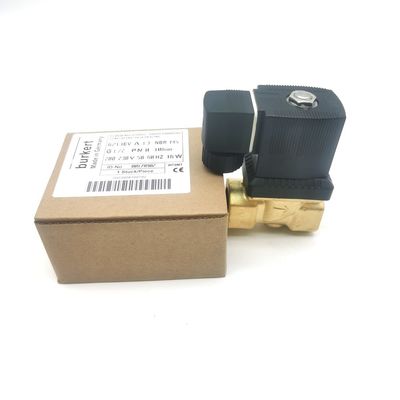 00126204 6014 D Ventil điện cực đồng Burkert Khởi mở bình thường G1/8 2.5 lỗ dòng chảy AC220V 8W