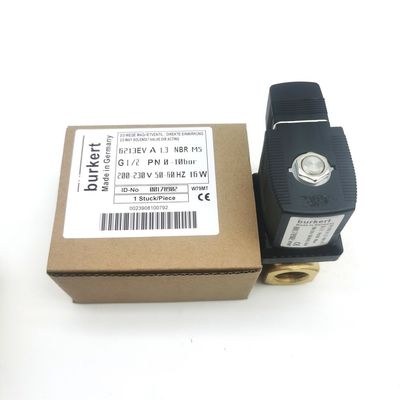 00126204 6014 D Ventil điện cực đồng Burkert Khởi mở bình thường G1/8 2.5 lỗ dòng chảy AC220V 8W