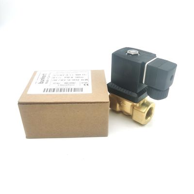 00126204 6014 D Ventil điện cực đồng Burkert Khởi mở bình thường G1/8 2.5 lỗ dòng chảy AC220V 8W