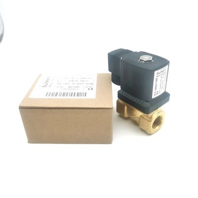 00126204 6014 D Ventil điện cực đồng Burkert Khởi mở bình thường G1/8 2.5 lỗ dòng chảy AC220V 8W
