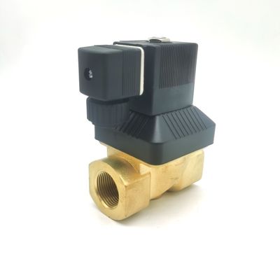 00125370 van điện tử burkert 6014 C trực tiếp hoạt động kết nối tấm đáy bình thường đóng 2.0 lỗ dòng chảy AC220V 8W Bụi van đồng 0 ~ 10bar