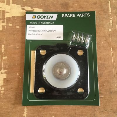 K2501 (M1183B) GOYEN PULSE VAN DIAPHRAGM CA25 RCA25 Valve Model DD, FS, MM, T Series
