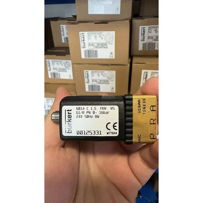 Burkert Solenoid Valve thân thép không gỉ NBR Seal 00125331 6014 0-16bar