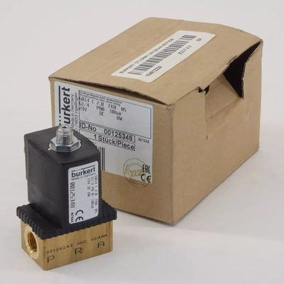 Van điện từ Burkert công nghiệp với NBR Seal 00126342 00126343 00126345