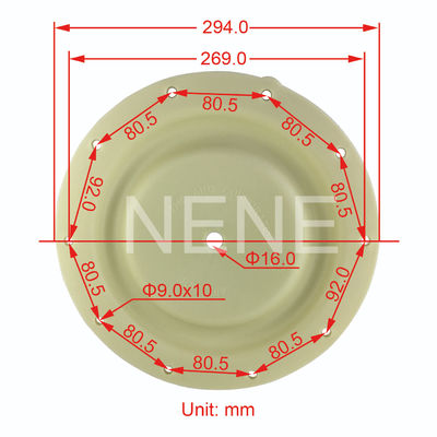 Ingersoll Rand 1.5 inch 94615-A 94617 Santoprene/PTFE Bộ đệm 666152-281-C 666152-2EB-C