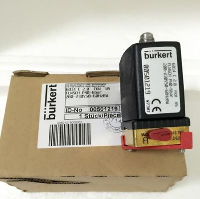 Van điện Burkert 6014 với công tắc thủ công 230V 00501219