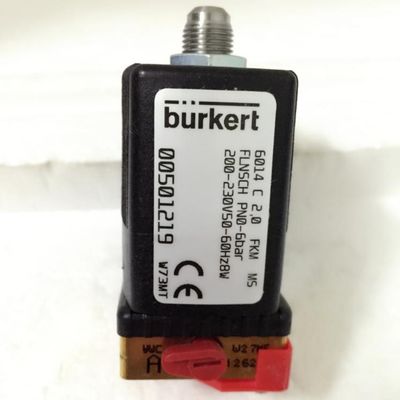 Van điện Burkert 6014 với công tắc thủ công 230V 00501219