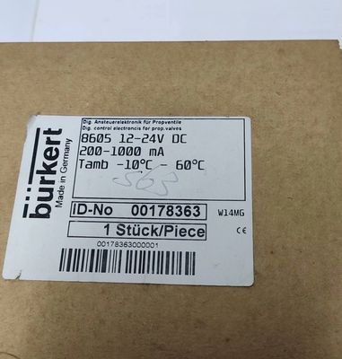 5404 G1/2 2/2 Khóa thông thường 00177853 FKM Valve điện tử từ kín BURKERT Brass Valve Body AC24V 8W 1-50bar