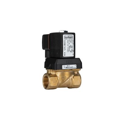 Electron Magnetic Valve BURKERT 00309022 FKM Seal G1/2 2/2 Thường mở 12 lỗ dòng chảy DC24V 8W 1-32bar