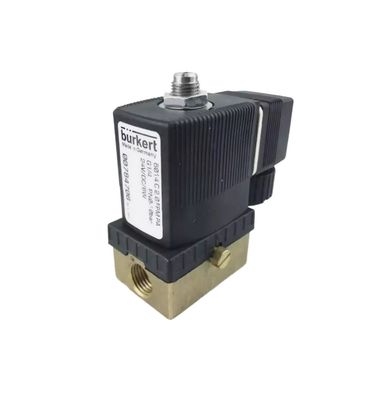 Electron Magnetic Valve BURKERT 00309022 FKM Seal G1/2 2/2 Thường mở 12 lỗ dòng chảy DC24V 8W 1-32bar