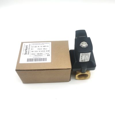 Burkert Solenoid Valve FKM Seal 00126091 24VDC 8W 0~6bar 6013 Loại hoạt động trực tiếp G1/8 Inch 2/2 Thường đóng 3.0 lỗ dòng chảy