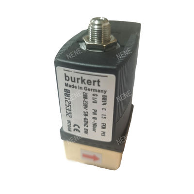 G1/4 van điện tử Burkert 00125302 6013 loại trực tiếp hoạt động Inch 2/2 Khóa bình thường 3.0 lỗ dòng chảy FKM Phòng van đồng niêm phong 24VAC 8W 0~10bar