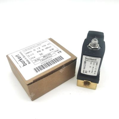 FKM Seal Solenoid Valve G1/4 Inch G1/4 Inch 00125304 6013 Loại hành động trực tiếp 2/2 Khóa bình thường 3.0 Flow Hole FKM Seal 220VAC 8W 0~10bar Brass Valve Body