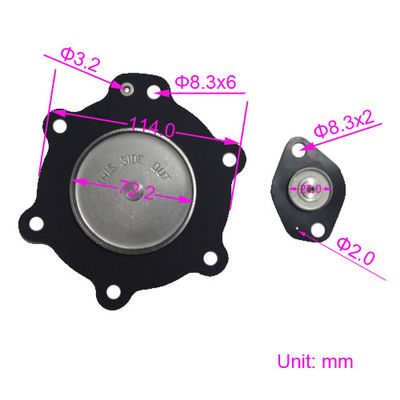 ASCO C113827 Nitrile/Buna Or Viton Pulse Valve Phân kính SCG353A047 Pulse Valve