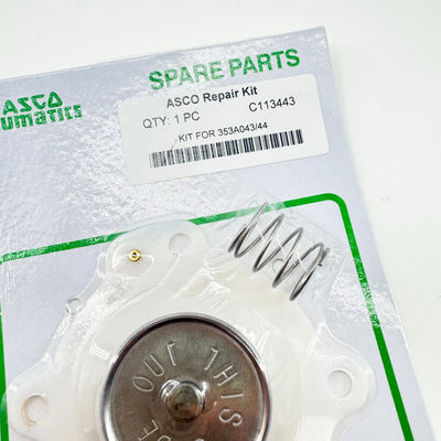 ASCO C113443 Bộ sửa diaphragm 3/4 inch cho van điện tử xung SCG353A043 Nitrile / Viton