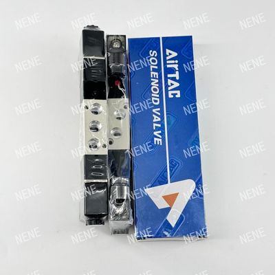 5 Way 3 Vị trí 4V130E-06 Air Fluid AIRTAC Solenoid Valve với thân hợp kim nhôm