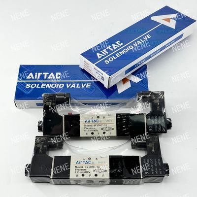 Electron Magnetic Valve 4V130P-06 AIRTAC để điều khiển không khí chính xác trong phạm vi áp suất từ 0,15 đến 0,8 MPa