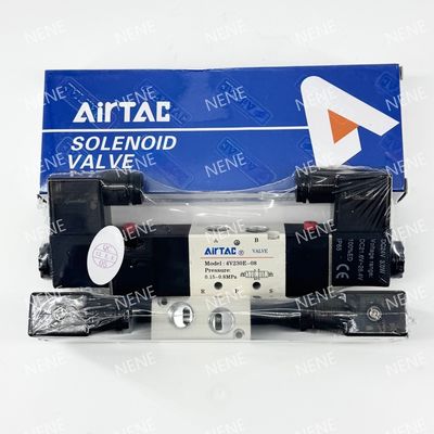 Van điện tử 4V330C-08 AIRTAC cho không khí 0,15 đến 0,8 MPa 21 đến 114 Psi Không khí lỏng