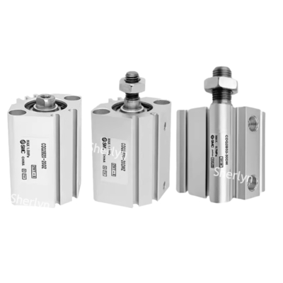 Xy lanh nhỏ gọn SMC Loại tiêu chuẩn Tác động kép Cần đơn Dòng CQ2 CQ2A12-30D
