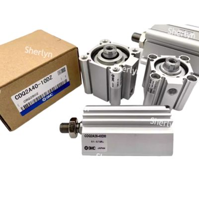 Xy lanh compact CQ2A12-35D SMC, loại tiêu chuẩn, tác động kép, một cần CQ2 Series