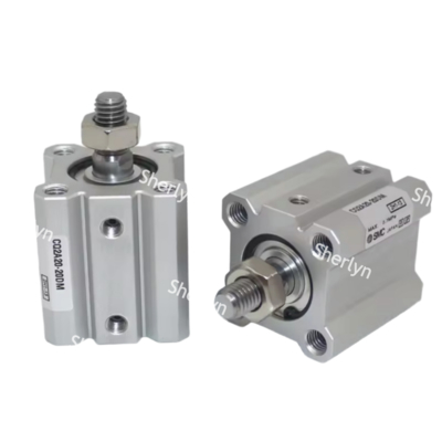 Xy lanh nhỏ gọn SMC Loại tiêu chuẩn Tác động kép Cần đơn Dòng CQ2 CQ2A12-30D