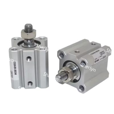 SMC CQ2A12-25D Single Rod Compact Cylinder 12x25mm Stroke Dòng CQ2