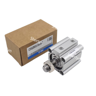 Xy lanh nhỏ gọn SMC Loại tiêu chuẩn Tác động kép Cần đơn Dòng CQ2 CQ2A12-30D